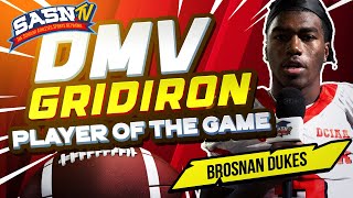 DMV Gridiron Interviews Quarterback Brosnan Dukes [upl. by Emmi865]