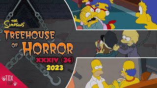 La Casita del Horror XXXIV 2023  Los Simpson  Resumen [upl. by Nhaj13]