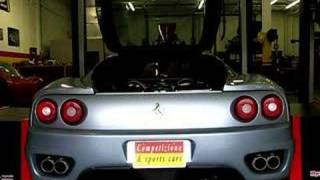 Ferrari 360 Modena GruppeM Dyno [upl. by Loftus]