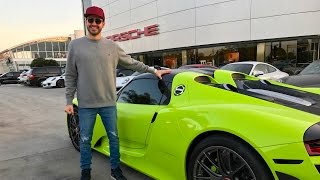 Picking up my Porsche 918 [upl. by Sirc]