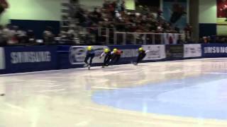 2012 Short Track World Cup 1 JR Celski 39937 500m World Record [upl. by Nesilla377]