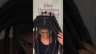 Maximum Hydration Routine For SemiFreeform Locs With thehouseofisisco Products [upl. by Accalia]