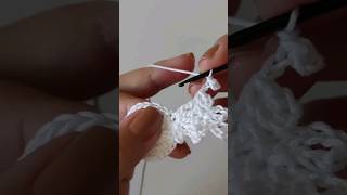 Copo de nieve a crochet ❄️❄️ crochet crochetpatterns tejido christmas [upl. by Obla]