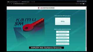 KamuSM  Nitelikli Elektronik Sertifika  PIN Oluşturma  Kilit Çözme Nasıl Yapılır [upl. by Llertram]