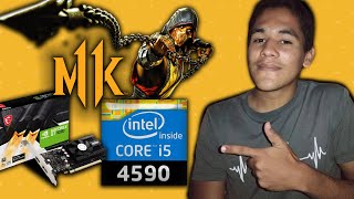 COMO VA MK11 EN PC i5 4590 NVIDIA 1030 GT 2 [upl. by Anilem]