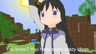 MMDerpz Homura in Minecraft Land [upl. by Lancelle]