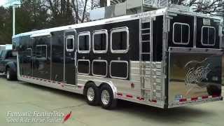 Fantastic Featherlites Custom Good Ride Horse Trailer with LQ [upl. by Allegra]