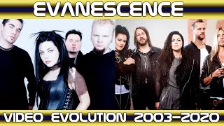 A Evolução do EVANESCENCE 2003  2020 Antes e Depois  Music Video Evolution [upl. by Nlycaj]