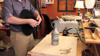 How to Crease a Felt Cowboy Hat Step by Step  Felt Hats [upl. by Aleck]