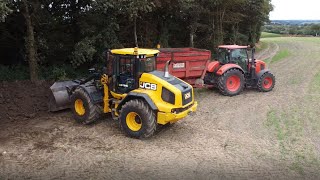 ⚠ JCB 419S  La chargeuse Agricole au chargement de terre  ETA dArmor  Gopro  Dji [upl. by Aisul14]