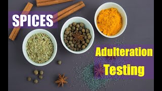 Lecture on Spices adulterants testing [upl. by Erhart]