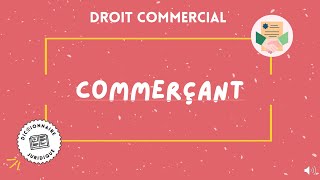 COMMERÇANT 🔤 [upl. by Ogg]