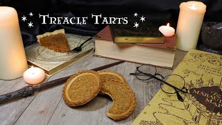 Treacle Tarts  Harry Potter’s Favorite Dessert  How to make Mini Treacle Tarts amp Regular Pie Tart [upl. by Kial]