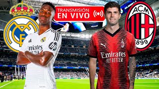 REAL MADRID vs MILAN 🔴 EN VIVO con Mbappé y Vinicius por la fecha 4 de Champions League  REACCIÓN [upl. by Akinahs674]