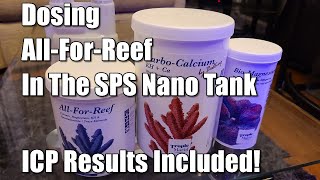 Dosing All for Reef in The SPS Nano Tank  ICP Test results [upl. by Buskus]