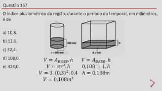 ENEM 2015  Questão 167  Matemática e Suas Tecnologias ref prova amarela [upl. by Joo]