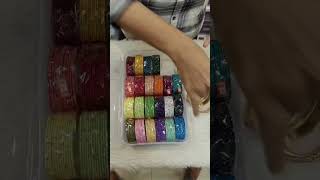 Dress ko colour matching bangles setjewellery fashion [upl. by Nabla220]