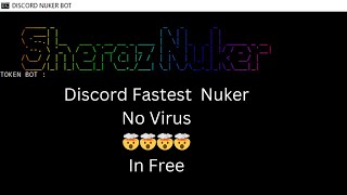 Discord Fastest Nuker In History  In Free No Virus [upl. by Pettit]