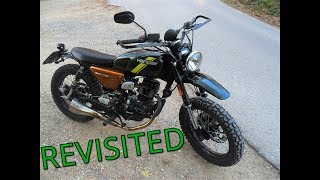 Hanway Scrambler 125 REVISITED  Acceleration [upl. by Ellirehs]