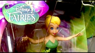 MAGICALLY FLYING TINKER BELL Flutterbyes FLYING TINKER BELL Toy Review DISNEY FAIRIES [upl. by Oirad437]