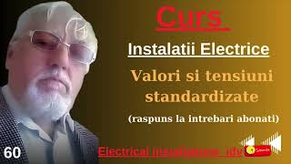 60 Valori si Tensiuni Standardizate 220230 V   380400V  Curs gratuit Instalatii electrice [upl. by Bertelli207]