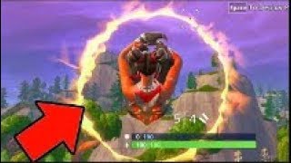 FORTNITE  TRAVERSER LES CERCLES ENFLAMMES EN ETANT PROPULSE DEPUIS UN CANON [upl. by Sofie48]