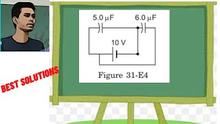 HCV Excercise Chapter 31 Capacitors Question 10  Find the charge supplied by the battery in the [upl. by Eetnuahs440]