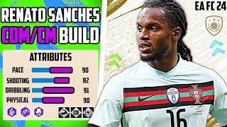 OVERPOWERED BEST PRIME RENATO SANCHES CDMCM BUILD EA FC 24 Pro Clubs [upl. by Esirahc]