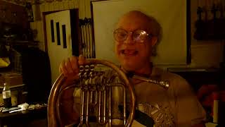 Comparing the quotFrenchquot horn mellophone and circular alto horn [upl. by Adnuhs]