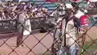 Carrie Underwood gets hit at Softball Game [upl. by Eidolem184]