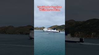 Interislander ferry from Wellington to Picton [upl. by Eibmab]