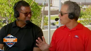 Day 13 of Broncos Training Camp with Steve Atwater amp Steve Foley [upl. by Banna]