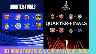 CHAMPIONS LEAGUE DRAWS REACTIONS EUROPA LEAGUE DRAW REACTIONS FINIDI GEORGE TO COACH SUPER EAGLES [upl. by Ritter]