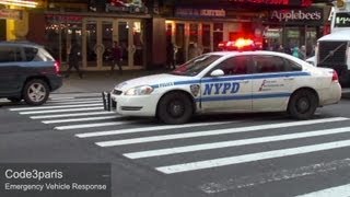 NYPD Police Cars Responding collection [upl. by Milak]