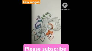 Easy rangoliplease subscribe [upl. by Alyak118]