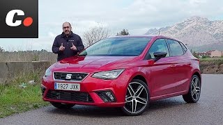 Seat Ibiza  Primera prueba  Test  Review en español  Contacto  cochesnet [upl. by Eenerb]