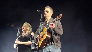 Eric Church and Joanna Cotten  Like Jesus Does 11232019 Sacremento CA [upl. by Adnilab]