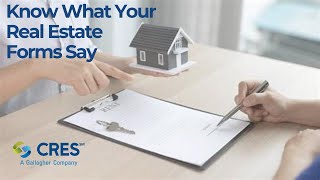 Know What Your Real Estate Forms Say [upl. by Beattie]