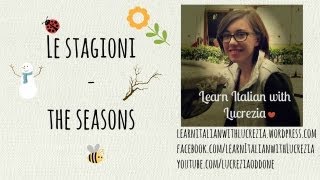 Learn Italian the four seasons Lesson 6  Beginner [upl. by Elaynad671]