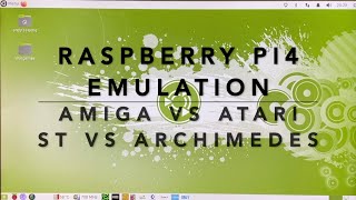 Raspberry PI 4 Emulation  Amiga vs Atari ST vs Archimedes Xenon 2 and Zool [upl. by Ettezus]