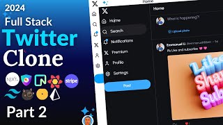 Build and Deploy TWITTER Clone with Next Auth Prisma Neon Tailwind amp Stripe 2024  Part 22 [upl. by Ylesara]