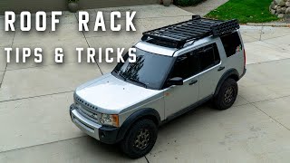 Roof Rack Tips amp Tricks  Front Runner Slimline II on Land Rover LR3 [upl. by Olathe56]