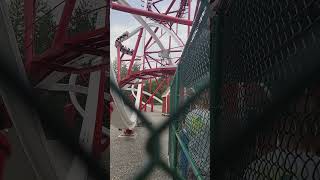 Stunt Pilot Ride in Silverwood Theme Park amp Boulder Beach in Athol Idaho State USA 🇺🇸 [upl. by Rehpinej]