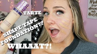 TARTE SHAPE TAPE FOUNDATION REVIEW  WEAR TEST  Lauren LeBouef [upl. by Yenot]