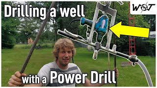 DIY Well Drilling Using a Hand Drill [upl. by Lhary693]