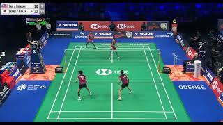 TanMuralitharan  MAS  Vs IwanagaNakanishi  JPN   QF  WD  Denmark Open 2024 [upl. by Ayotak]