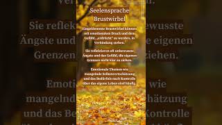 Seelensprache Brustwirbel [upl. by Odlabso]