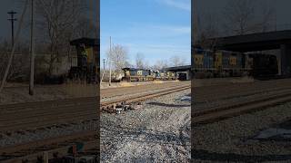 CSX light power rolls between Frontier Yard and Central Terminal in Buffalo NY 11262024 shorts [upl. by Moreta]