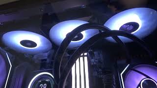 Corsair AF120 Elite 120mm Case Fans Running at Full Speed [upl. by Esiuolyram]