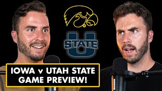 Iowa Hawkeyes vs Utah State Game Preview  ANF PODCAST 8 [upl. by Kial]